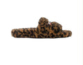 Leopard Balenciaga Fur Slides