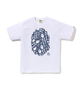 White Japanese Camo Label Bathing Ape Tee