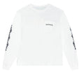 White Chrome Heart Long Sleeve