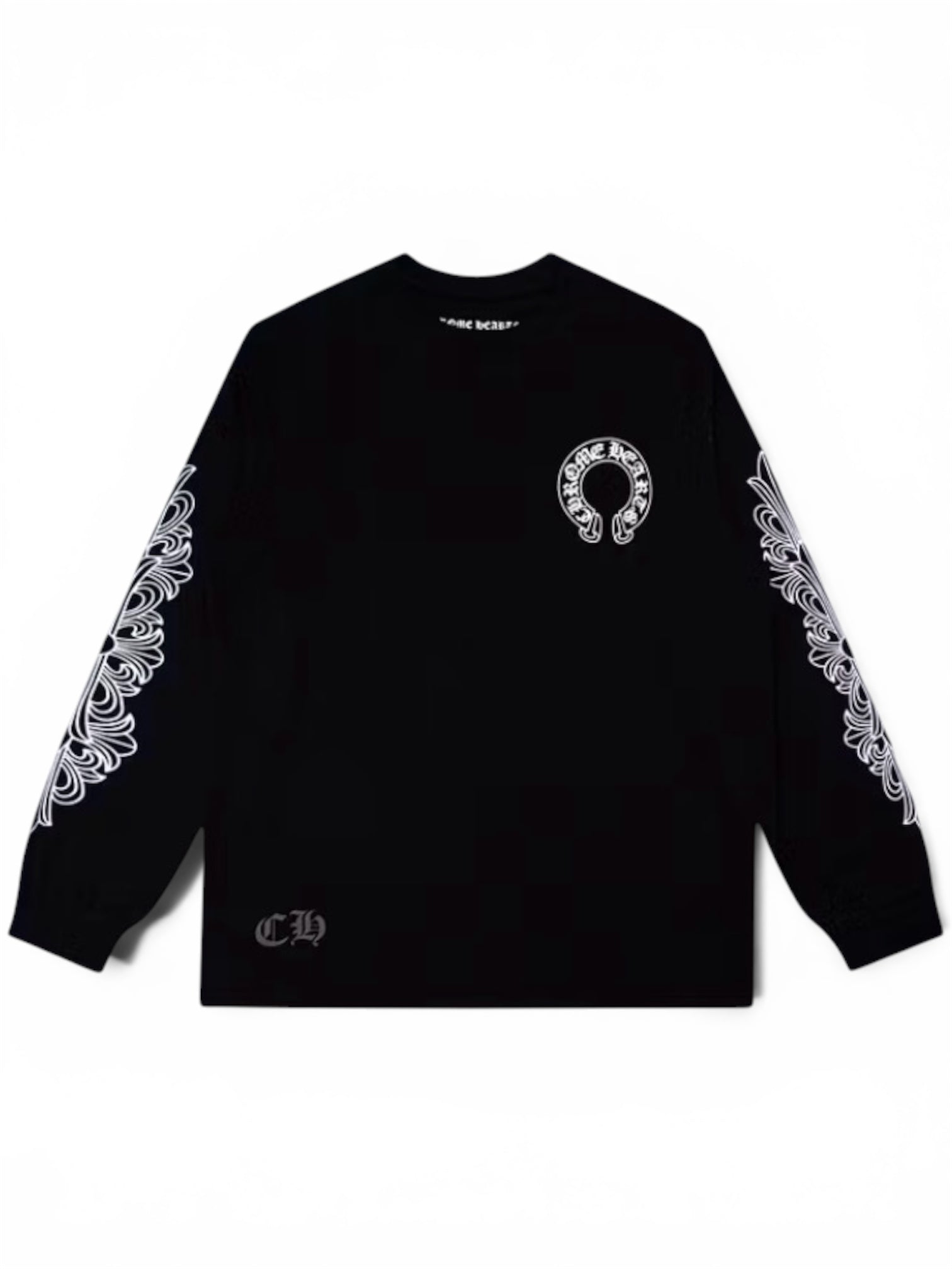 Black Chrome Heart Long Sleeve “Long Angeles”